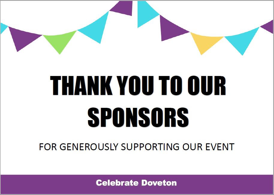 Thank you to our sponsors